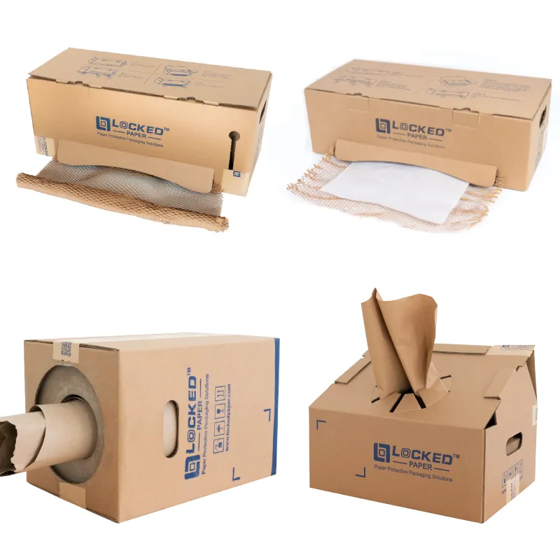 Distributeur manuel Handex/FlowFill/TubeFill de papier d'emballage/de calage